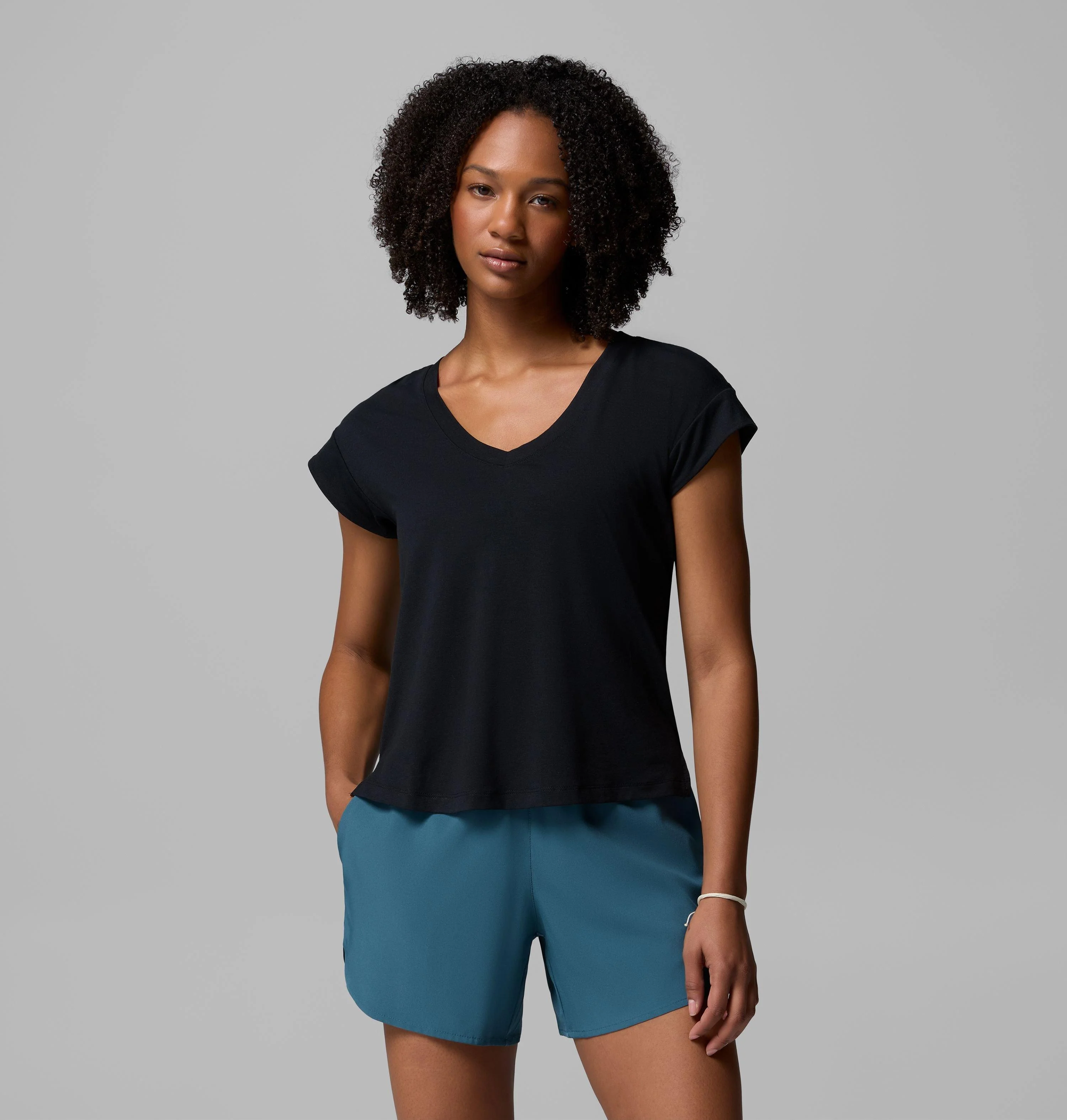 Women's Daniela Falls V-Neck Short Sleeve T-Shirt - 1