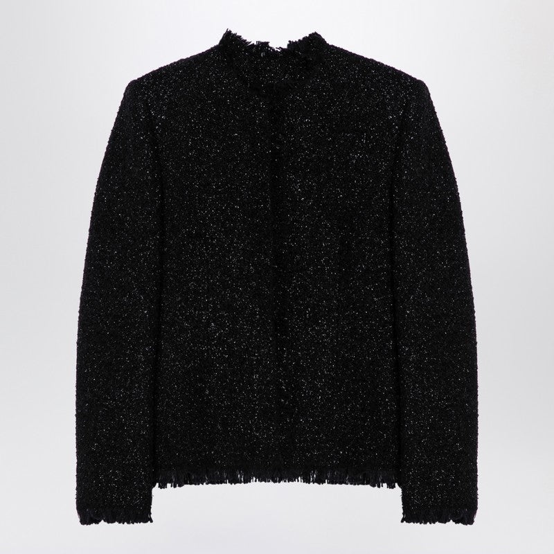 Givenchy Black Tweed And Lurex Jacket Women - 1