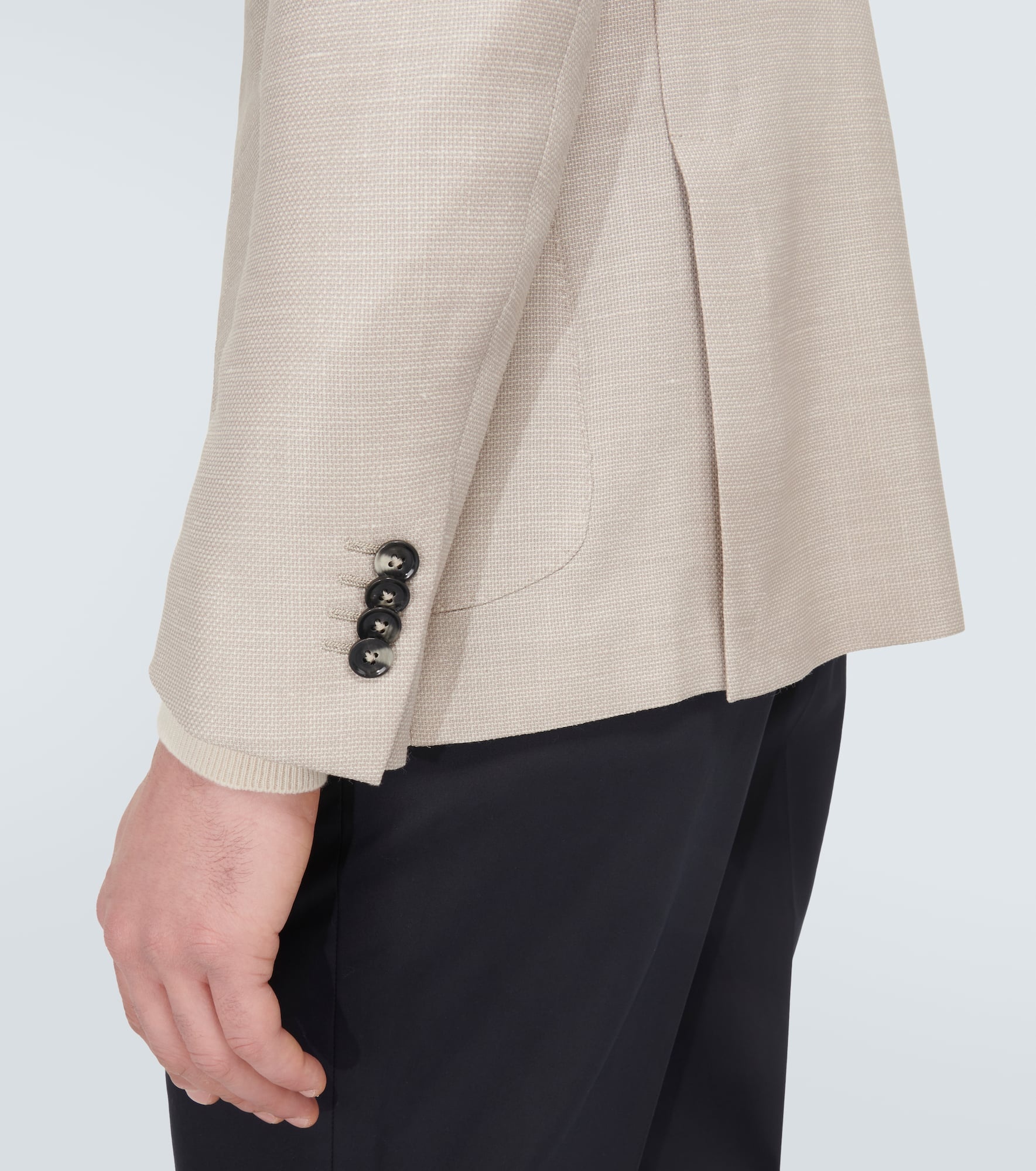 Wool-blend blazer - 5