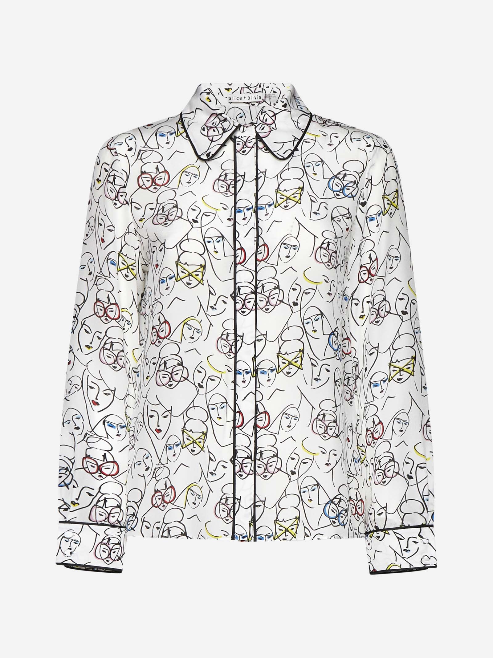 Willa print silk shirt - 1