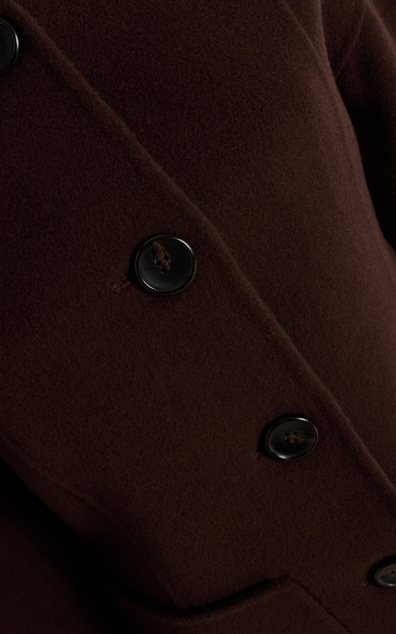 Elsie Double Faced Wool Coat brown - 6