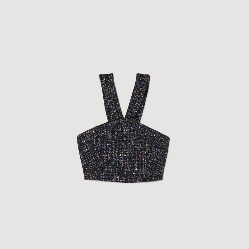 TWEED BUSTIER TOP - 1