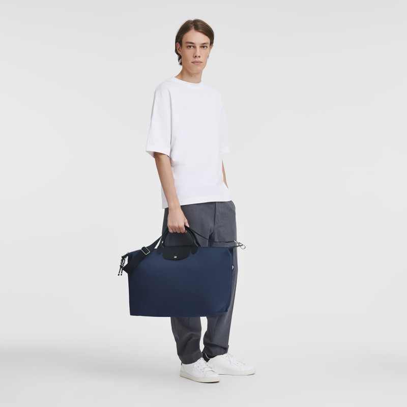 Longchamp Le Pliage Energy S Travel bag Navy - Recycled canvas outlook