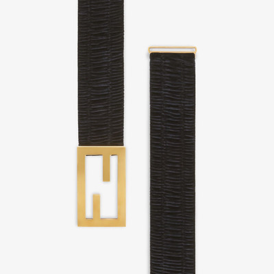 FENDI Black velvet belt outlook