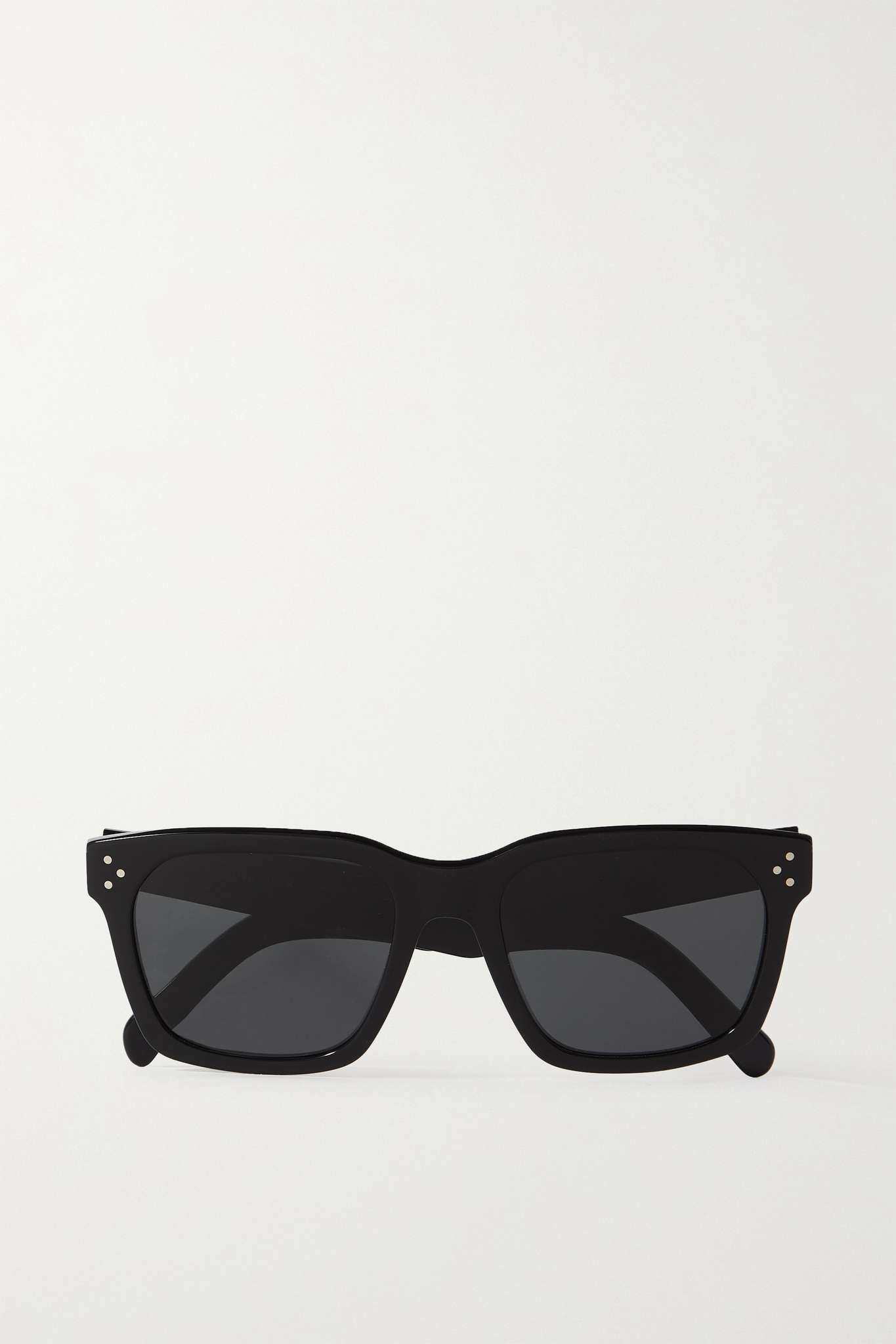 Oversized square-frame acetate sunglasses - 1