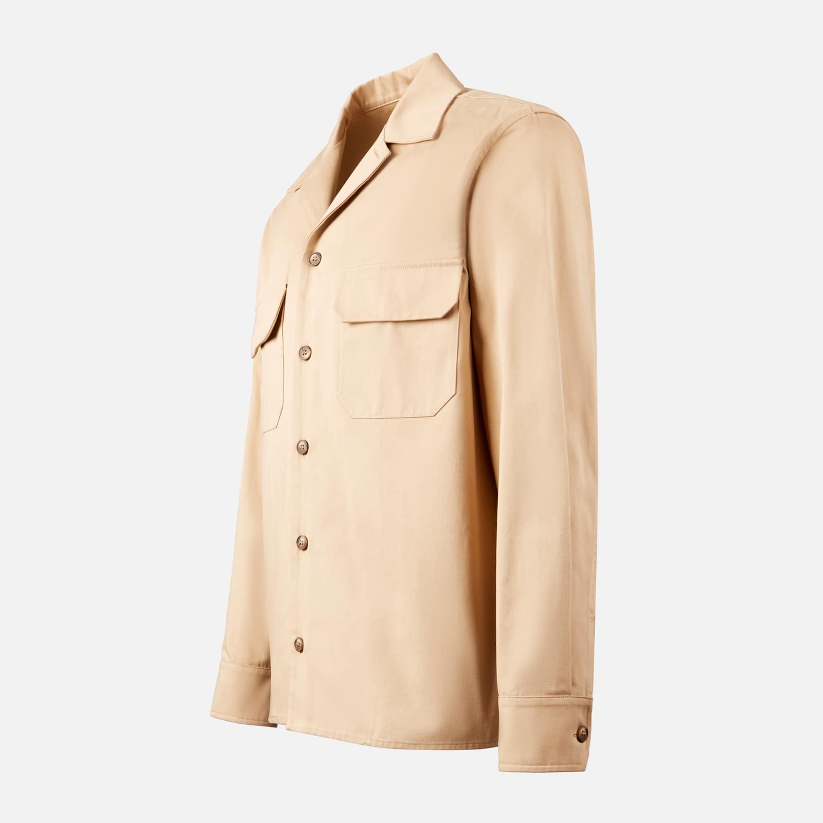 Overshirt in gabardine - 4