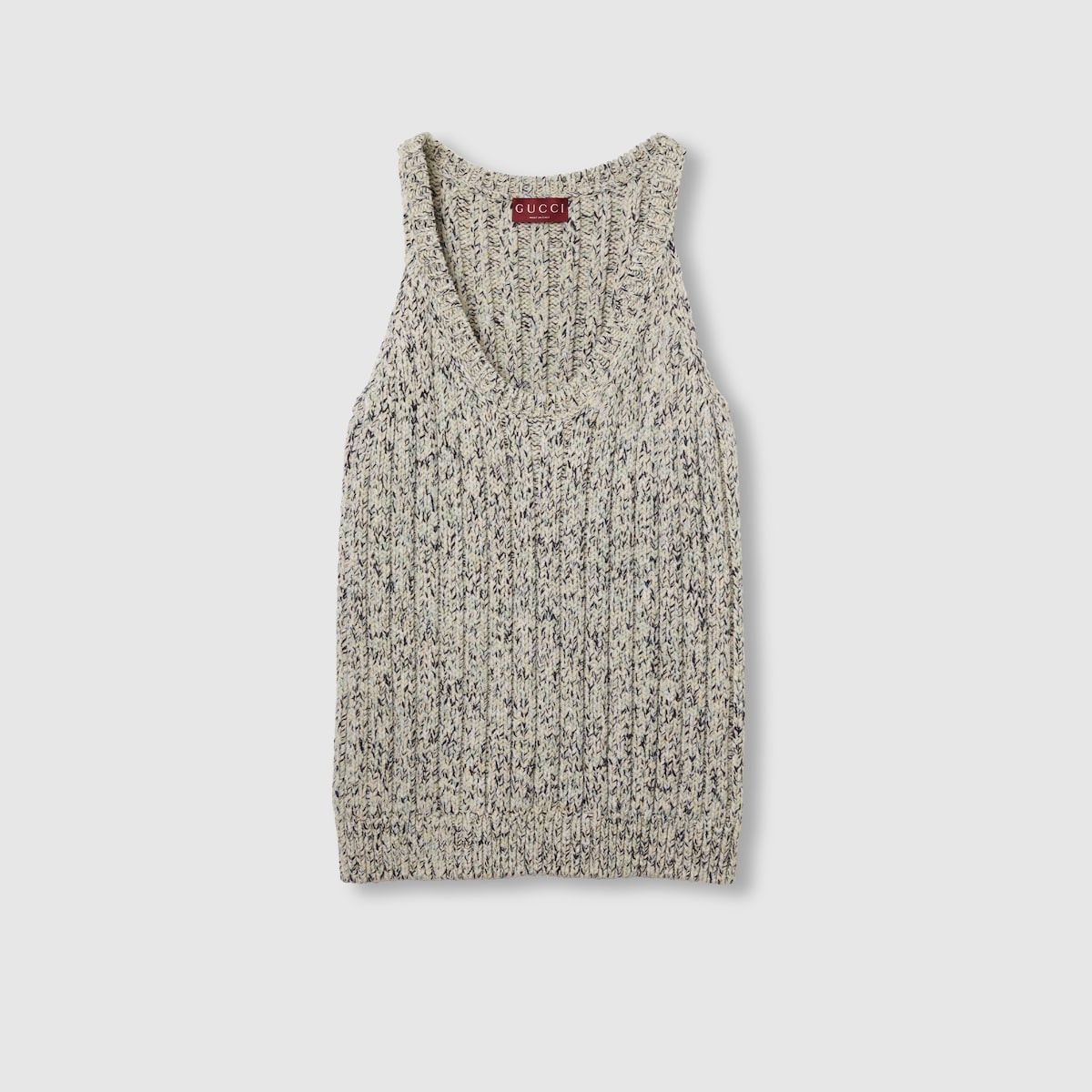 Chunky rib wool tank dress - 1