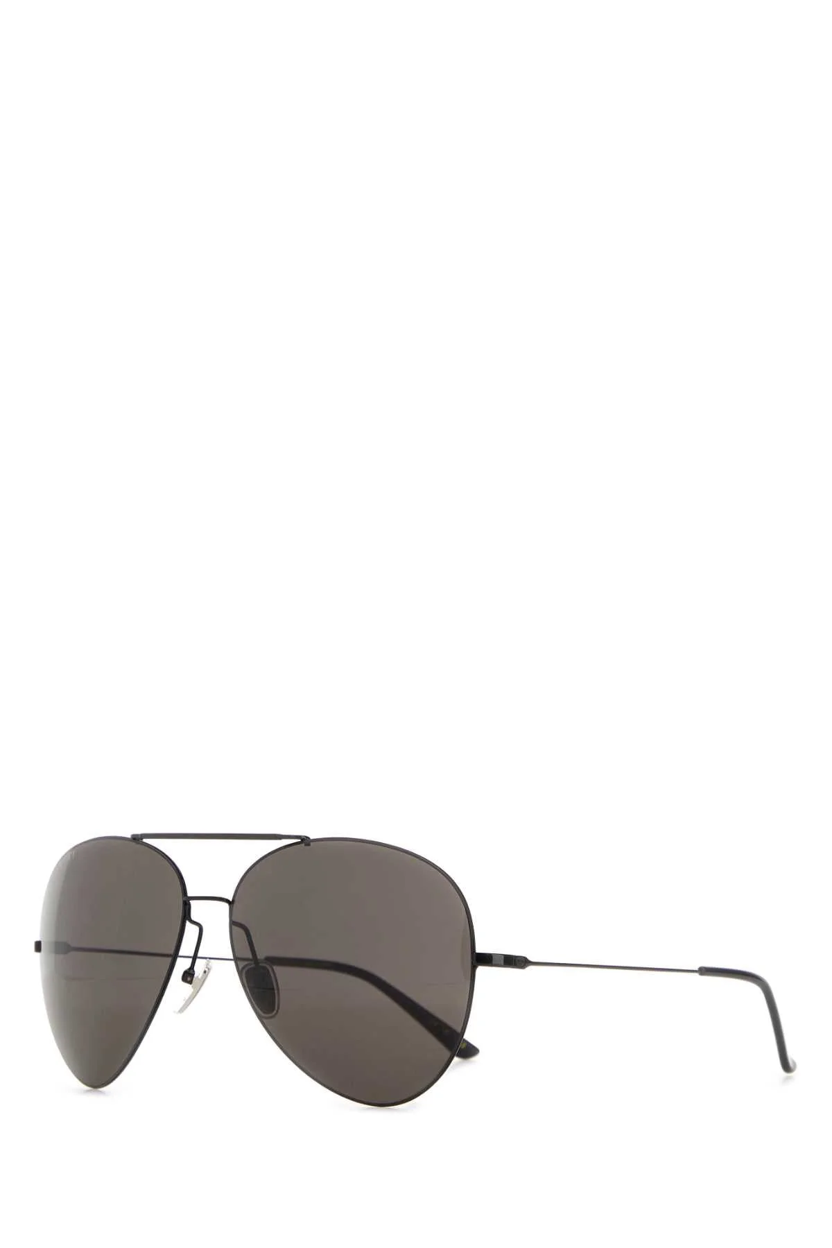 Gucci Men Black Metal Pilot Sunglasses - 1