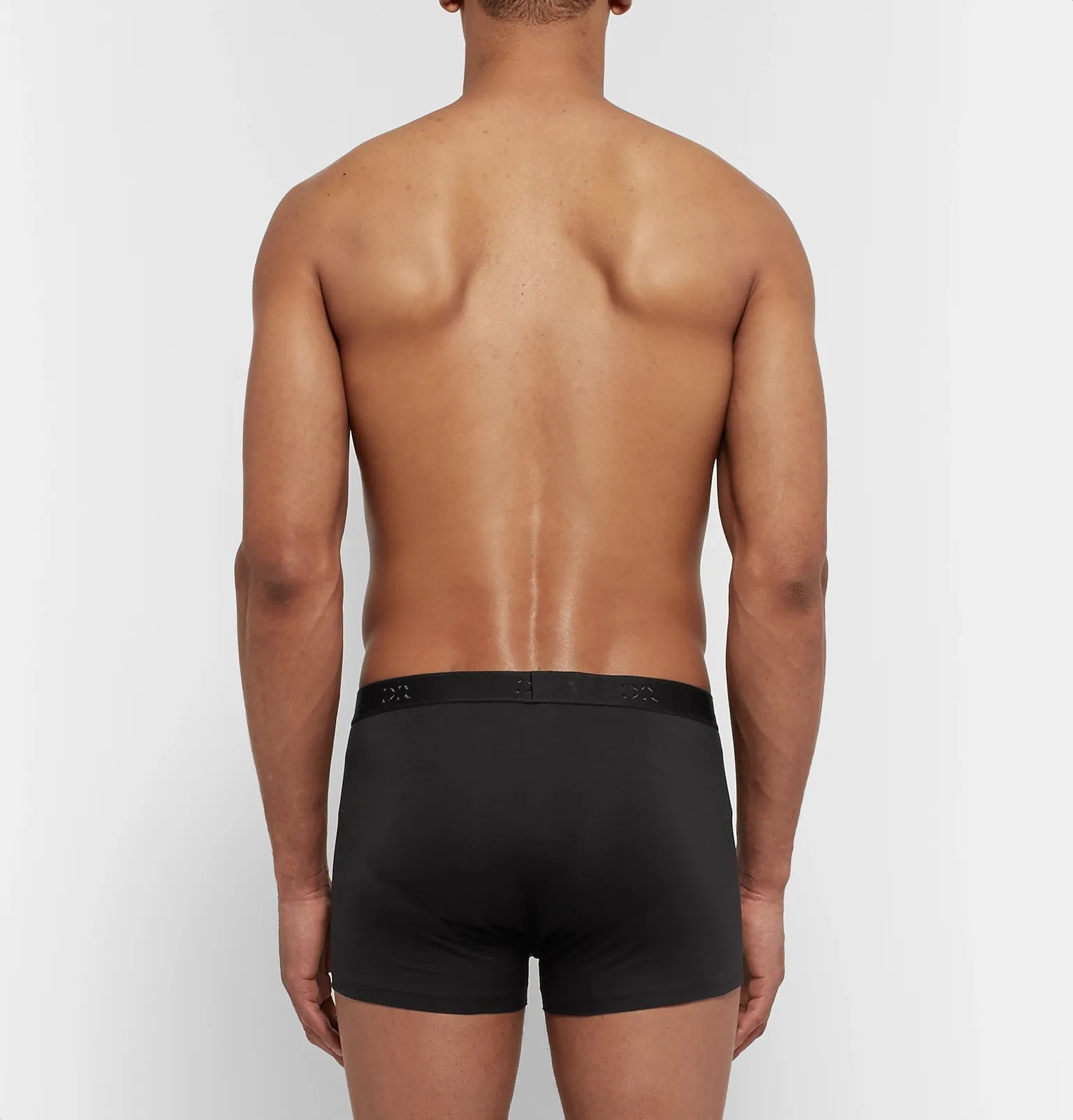 Jack Stretch-Pima Cotton Boxer Briefs - 4