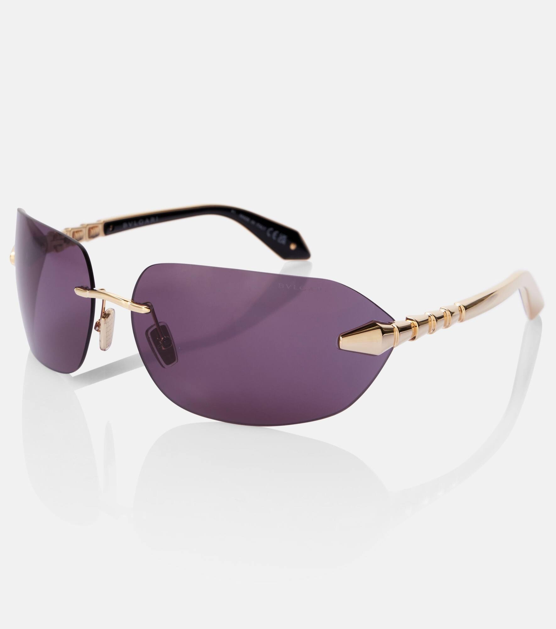 Serpenti square sunglasses - 4