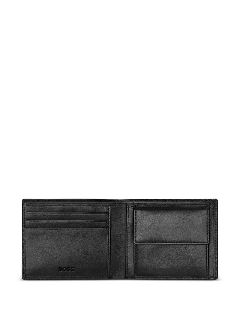 logo-print leather wallet 4
