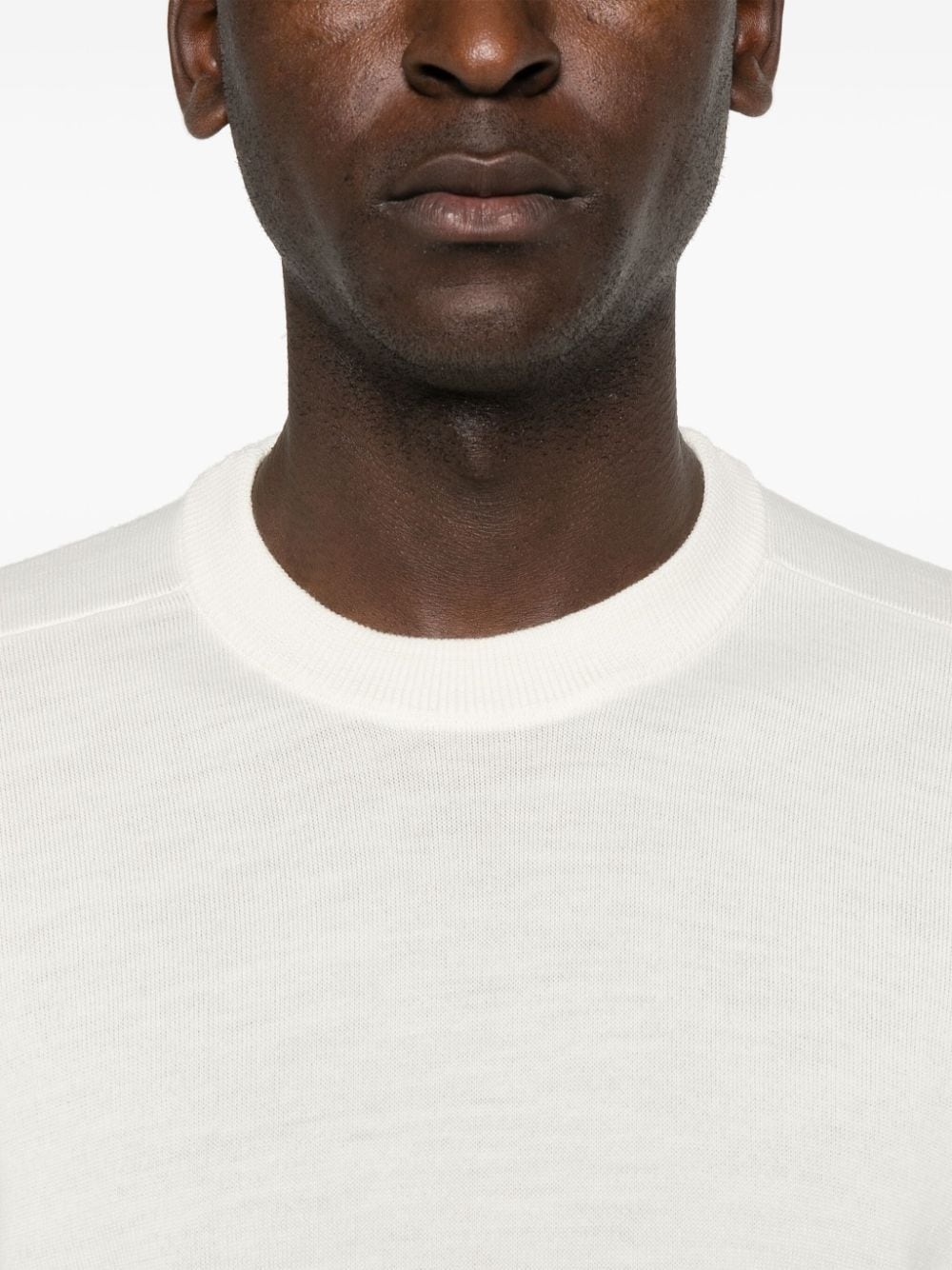 Compass-badge wool jumper - 5