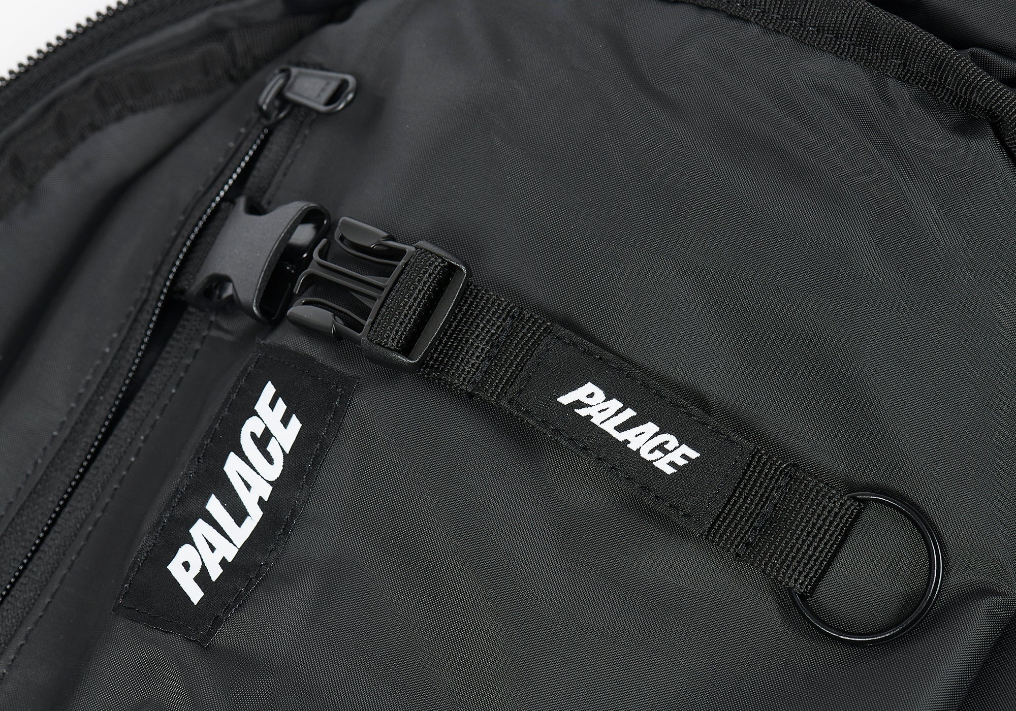 PALACE CORDUROY BACKPACK BLACK | REVERSIBLE