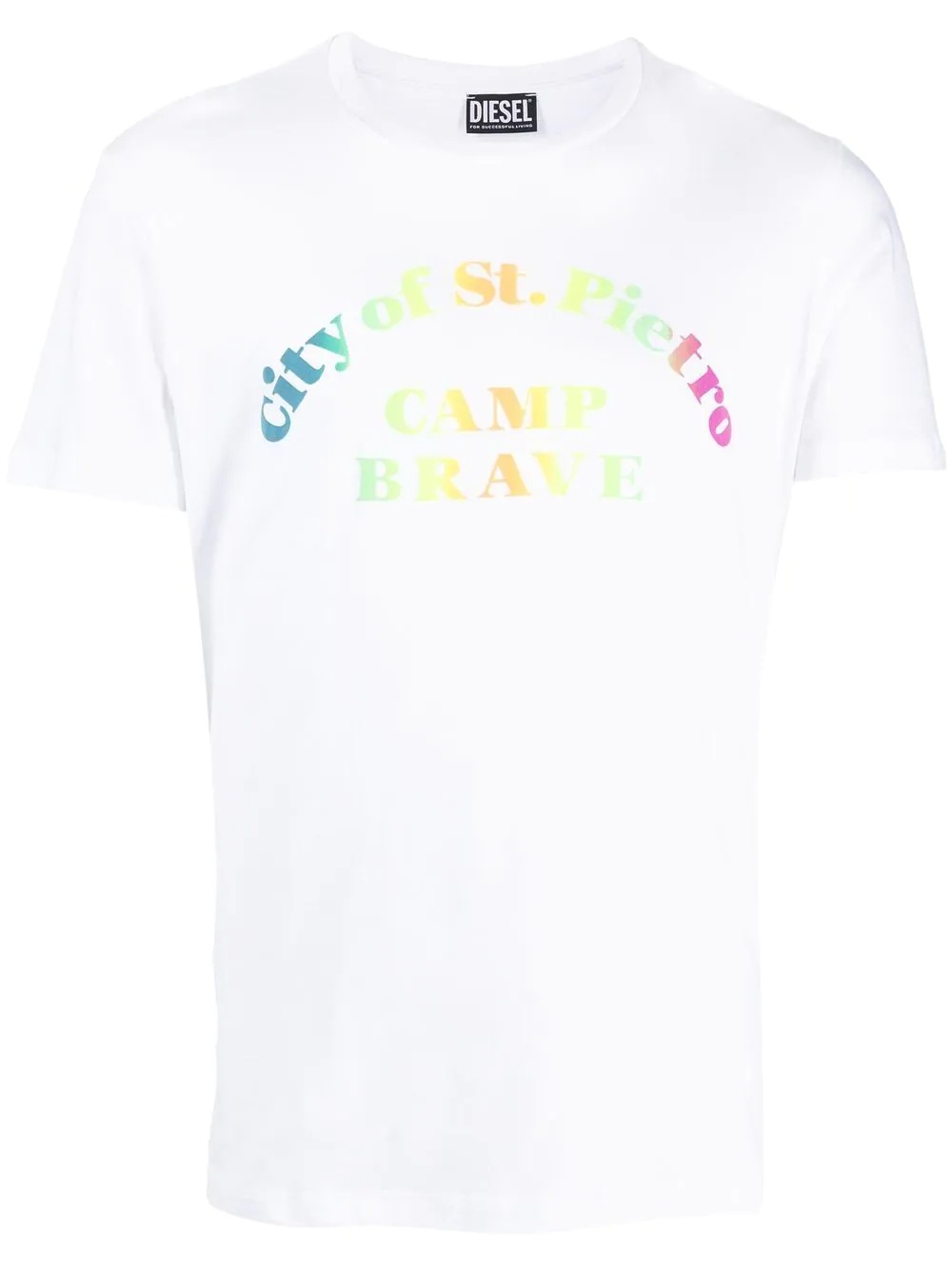 Camp Brave gradient-print T-shirt - 1