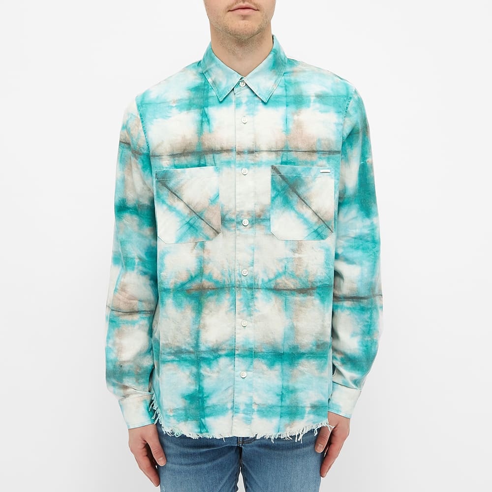 AMIRI Watercolour Plaid Shirt - 4