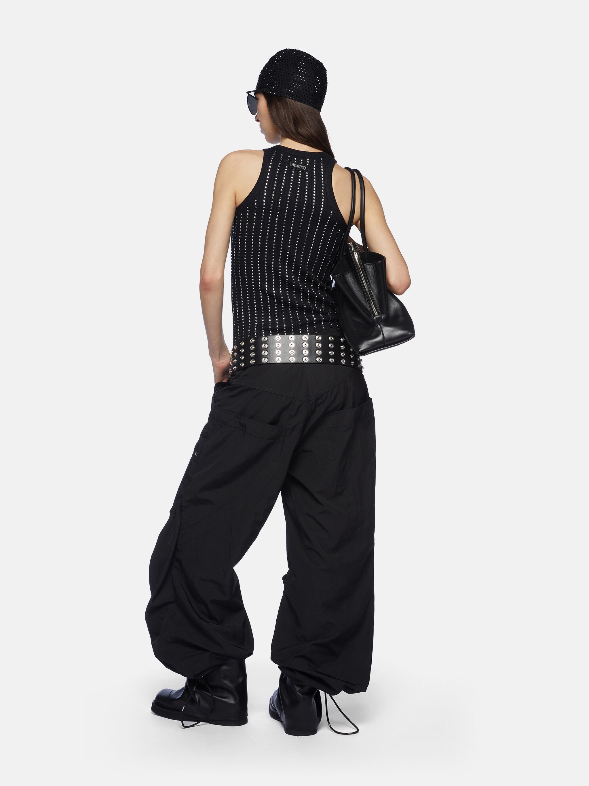 BLACK MIDI DRESS - 3
