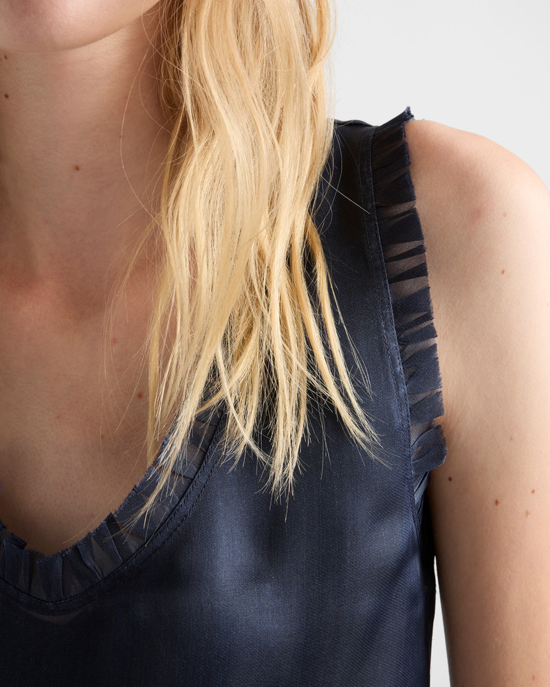 Embroidered silk organza dress 3