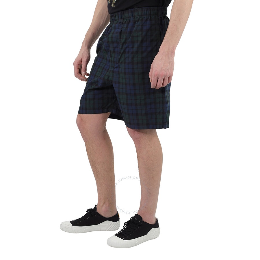 Balenciaga Men's Parisian Check Cotton-blend Shorts - 2
