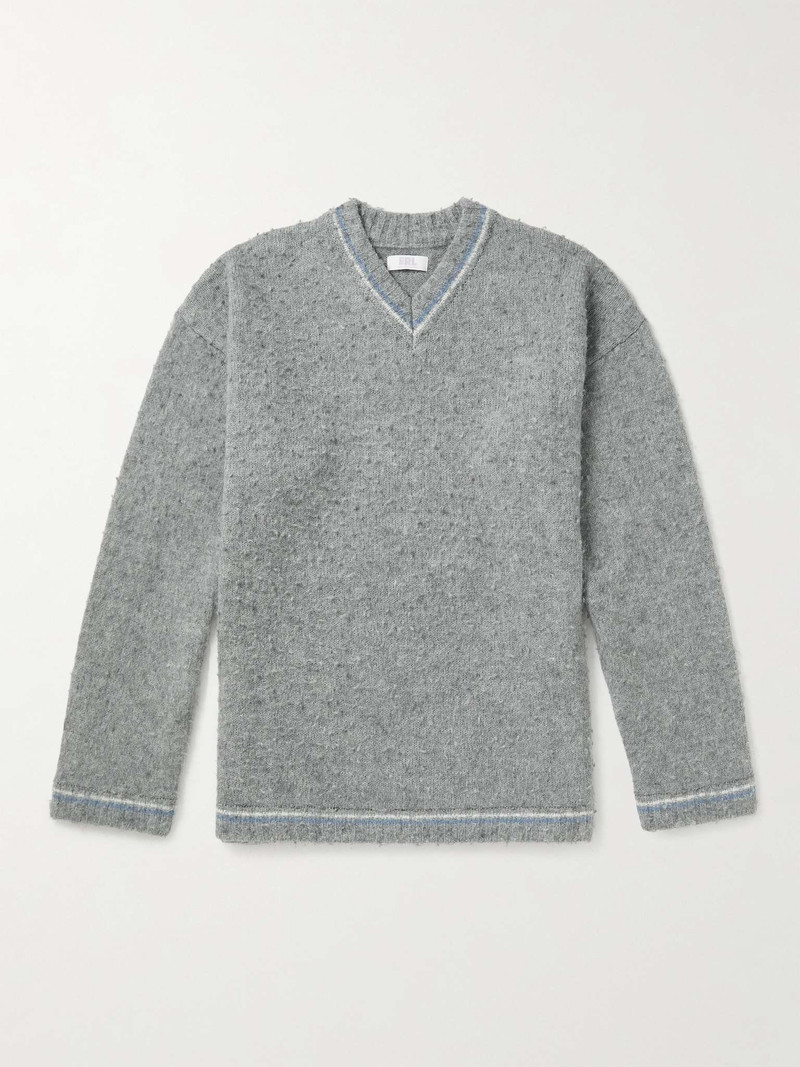 Washed Wool-Blend Sweater 1