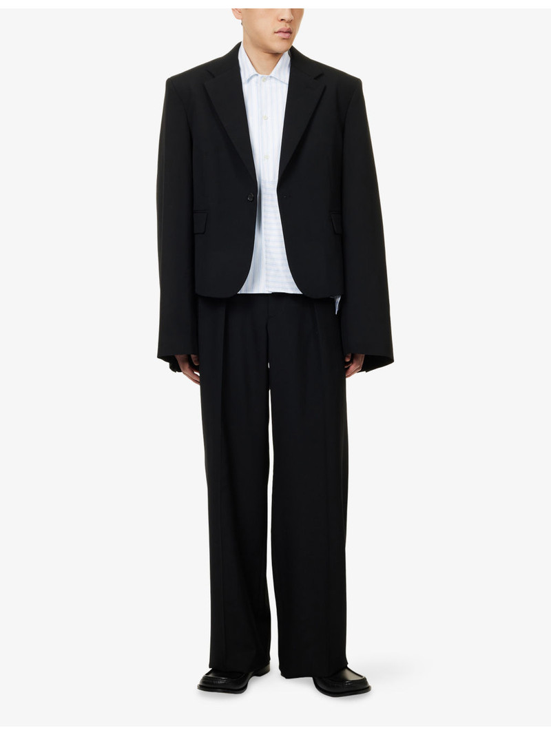JW Anderson Wide-Sleeve Single-Breasted Wool Blazer outlook