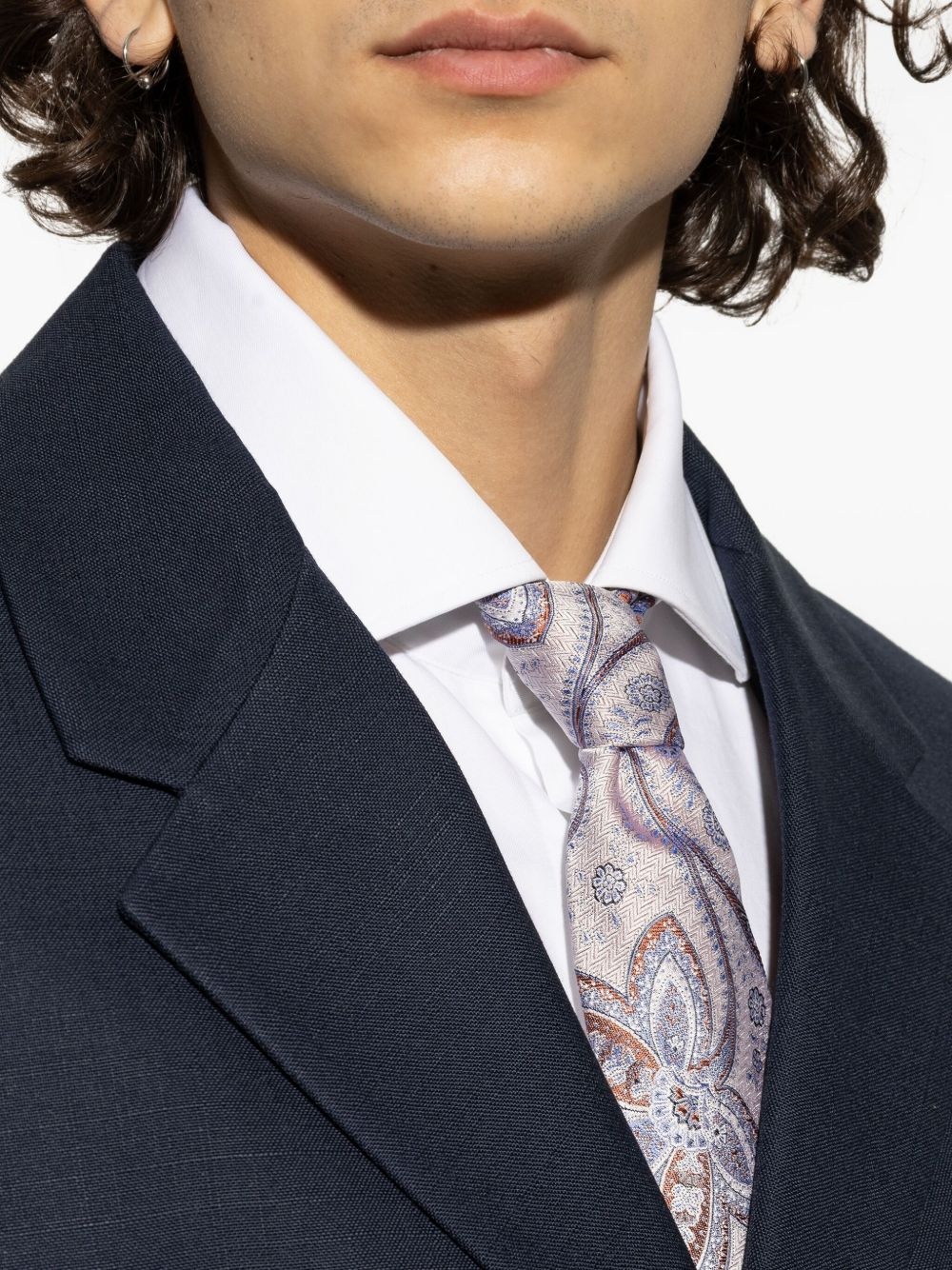 paisley-print tie - 4