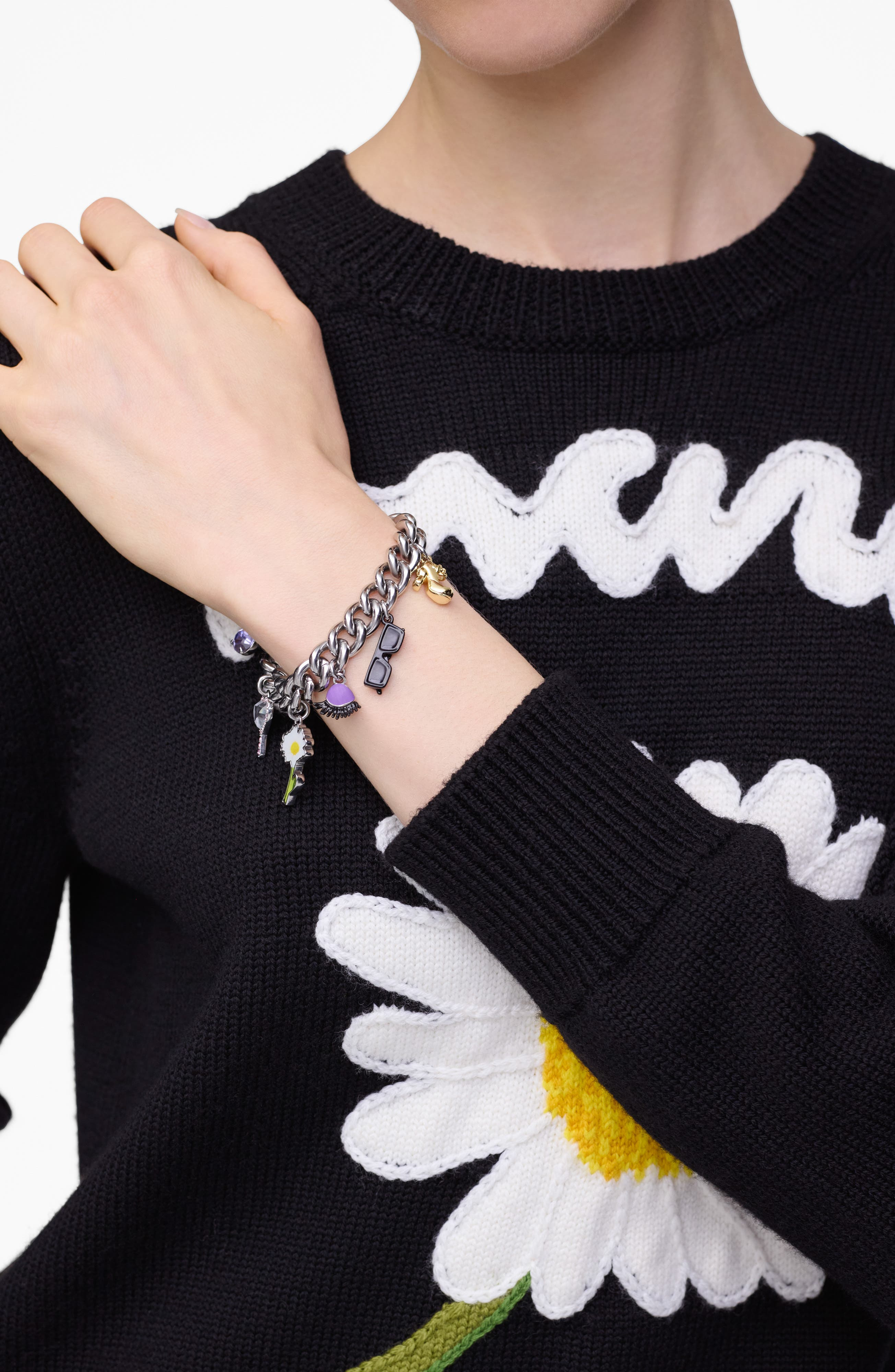 Marc Jacobs Dollhouse Charm Bracelet in Silver/multi at Nordstrom - 2
