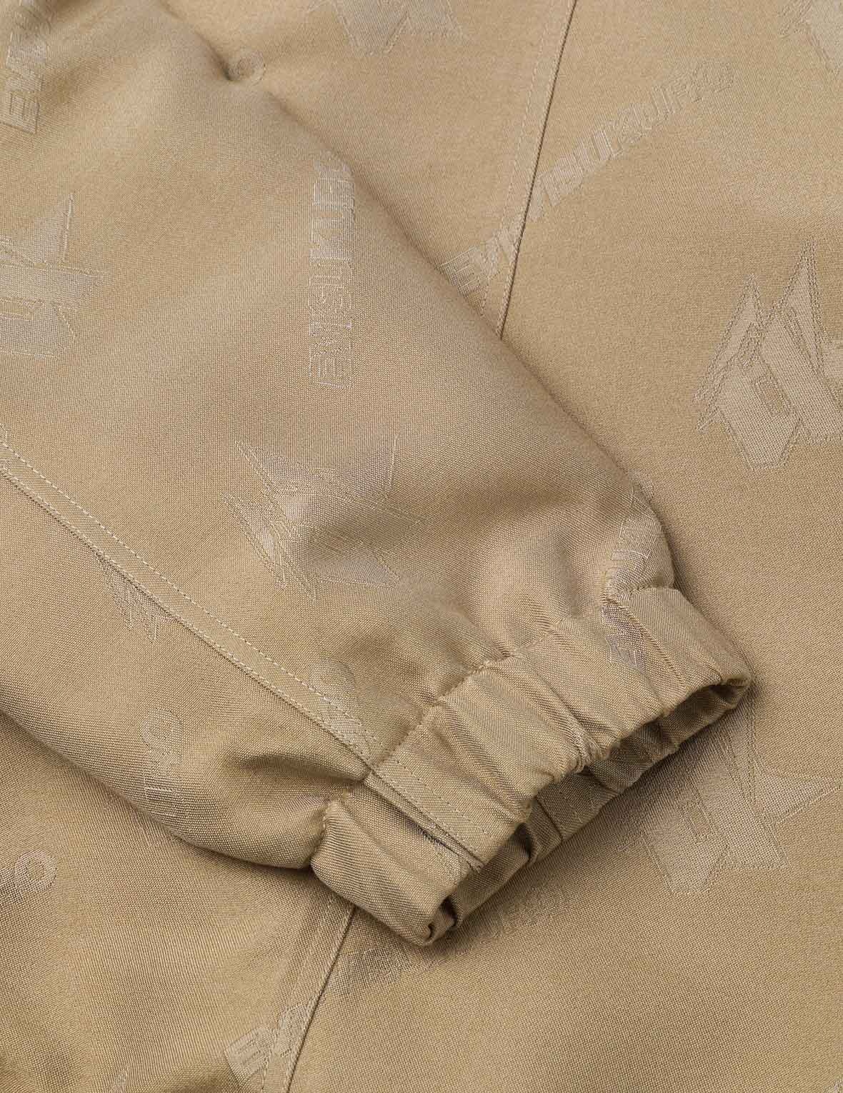 Monogram Logo Jacquard Oversized Coach Jacket - 15