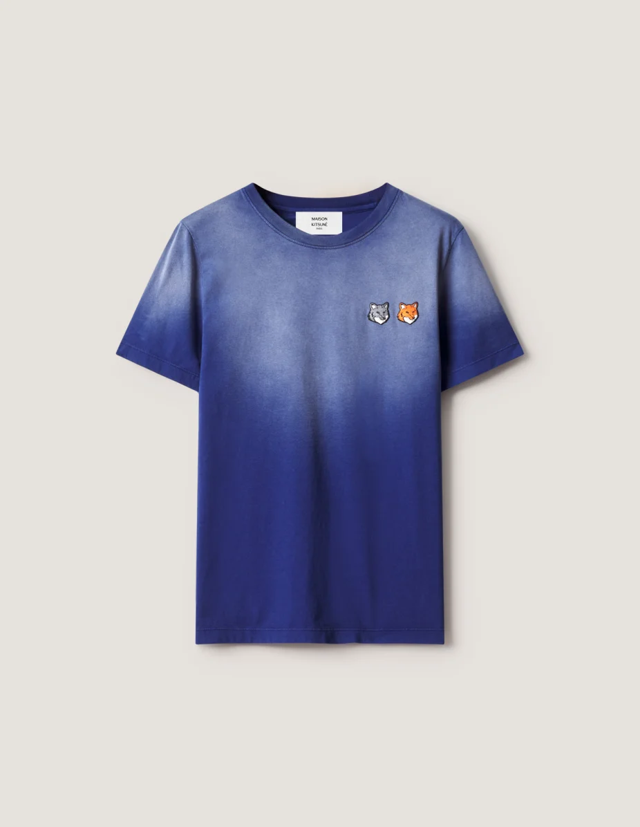 DOUBLE FOX HEAD FADED REGULAR TEE-SHIRT - 1
