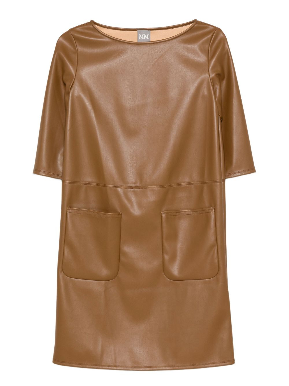 pocket-detail mini dress - 1