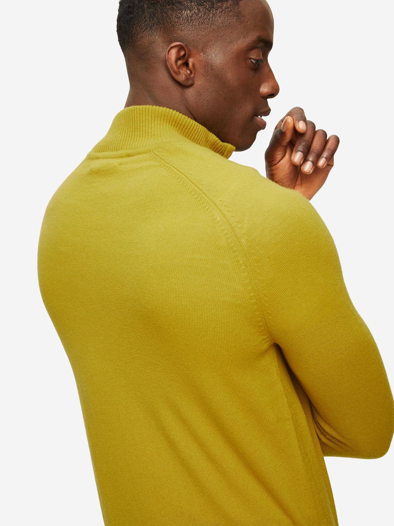 Men's Half-Zip Sweater Finley Cashmere Gold - 6