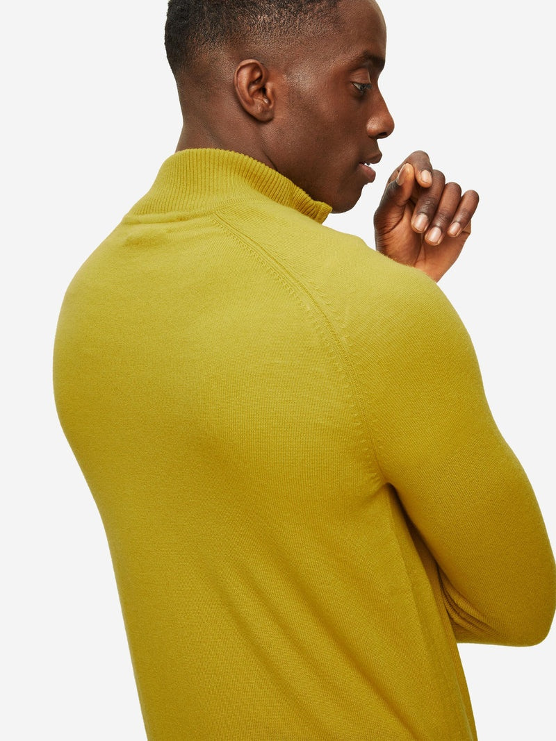 Men's Half-Zip Sweater Finley Cashmere Gold 6