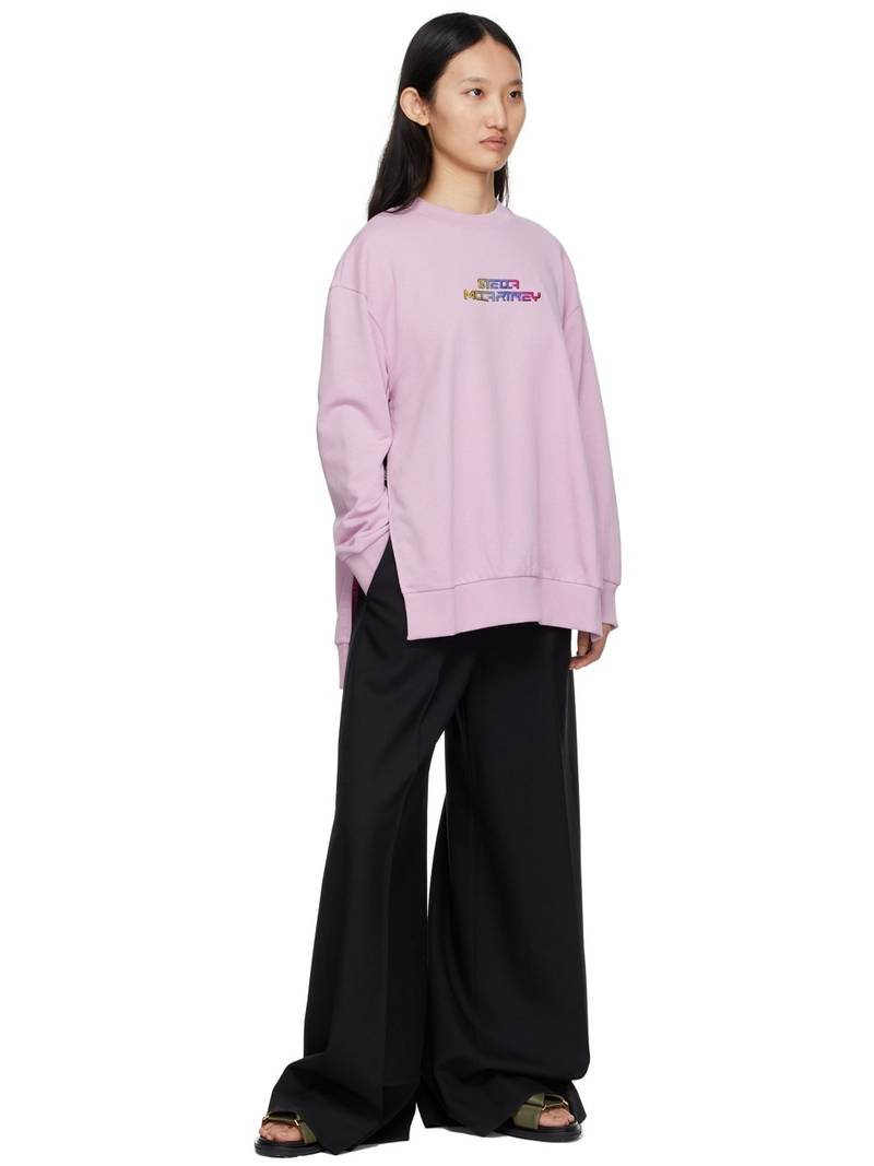 Stella McCartney Black Logo Tape Trousers outlook