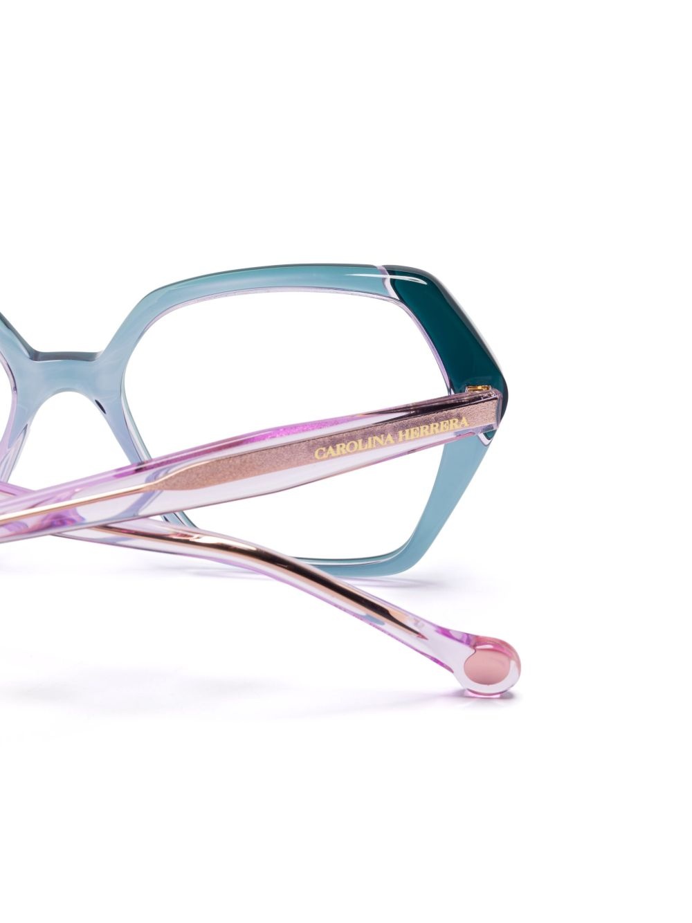 geometric-frame glasses - 3