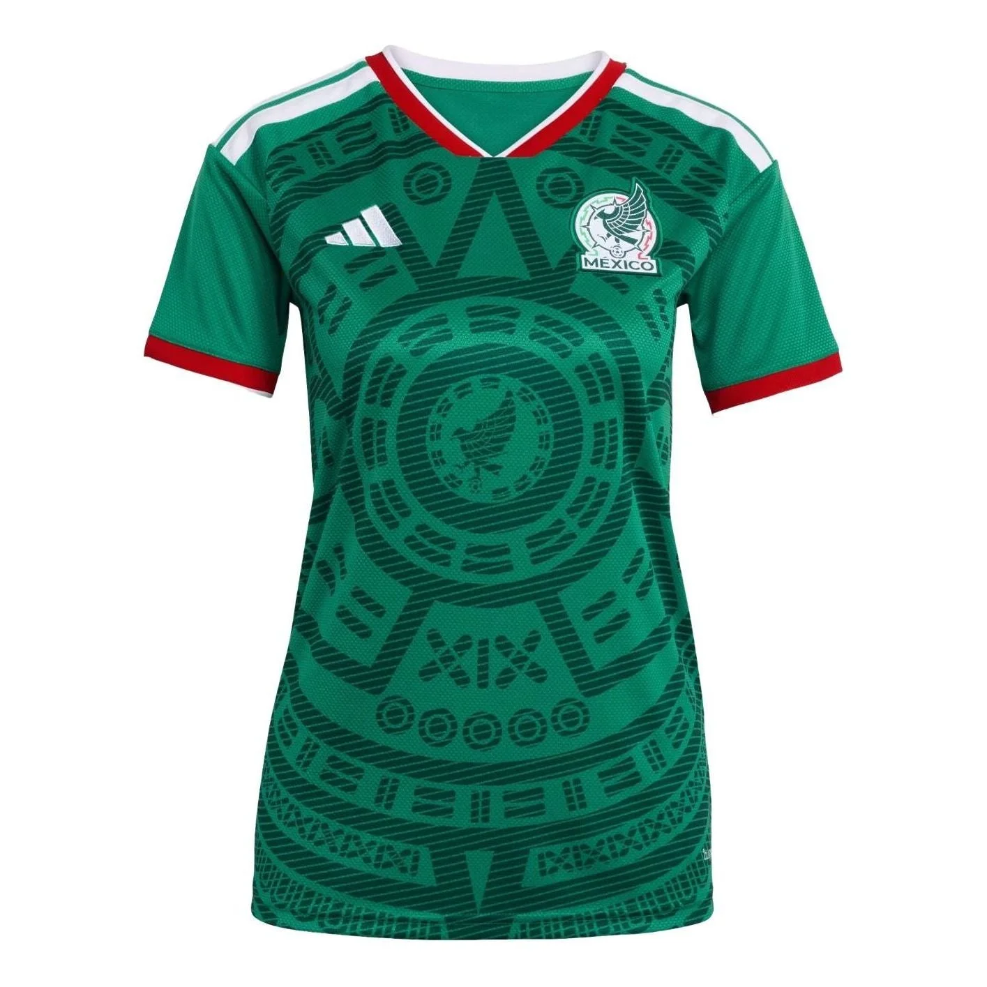 (WMNS) adidas Mexico 26 Home Jersey 'Bold Green' KA6060 - 1
