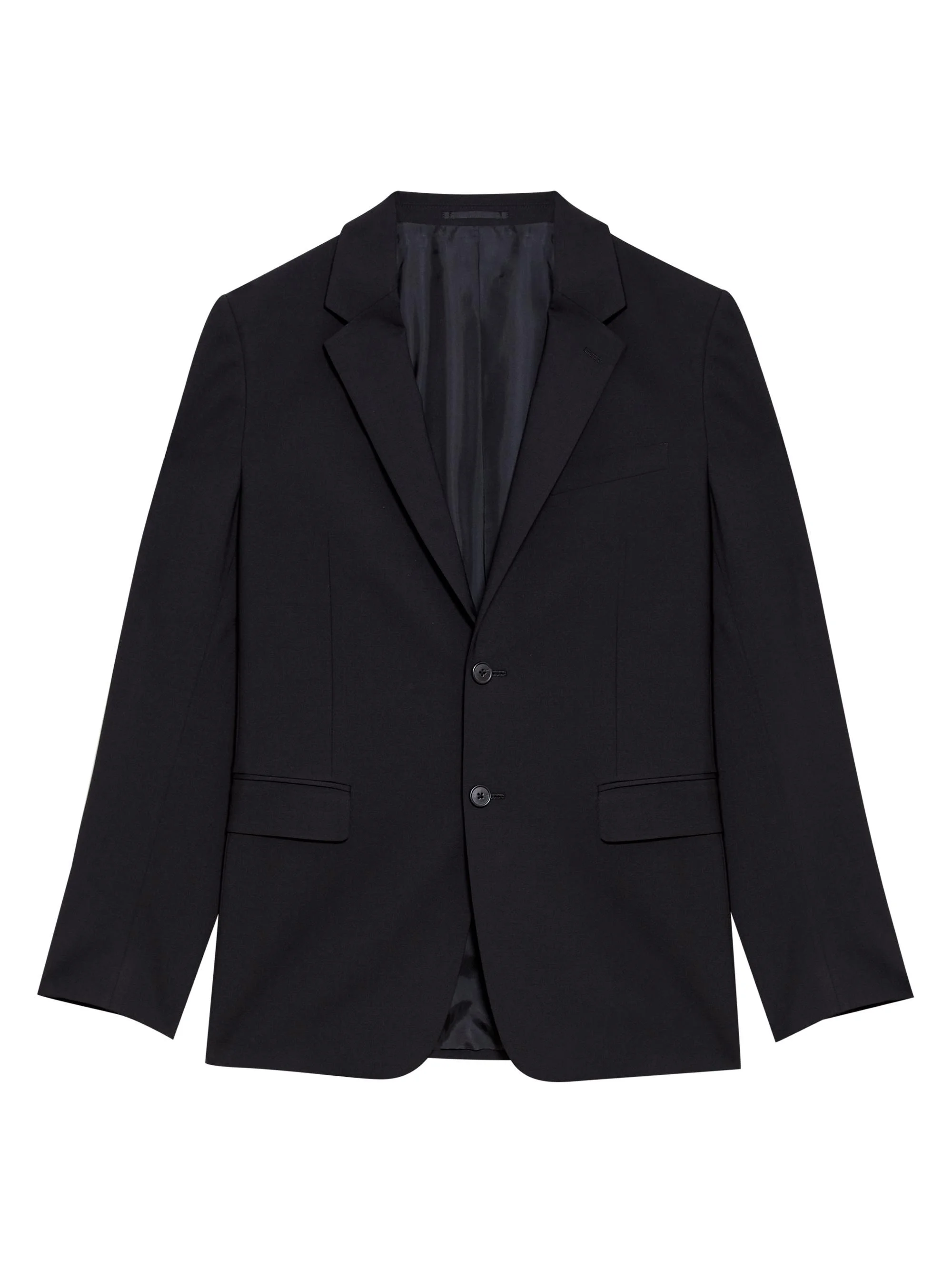 Men's Chambers Slim-Fit Wool Sportcoat - Black - 1