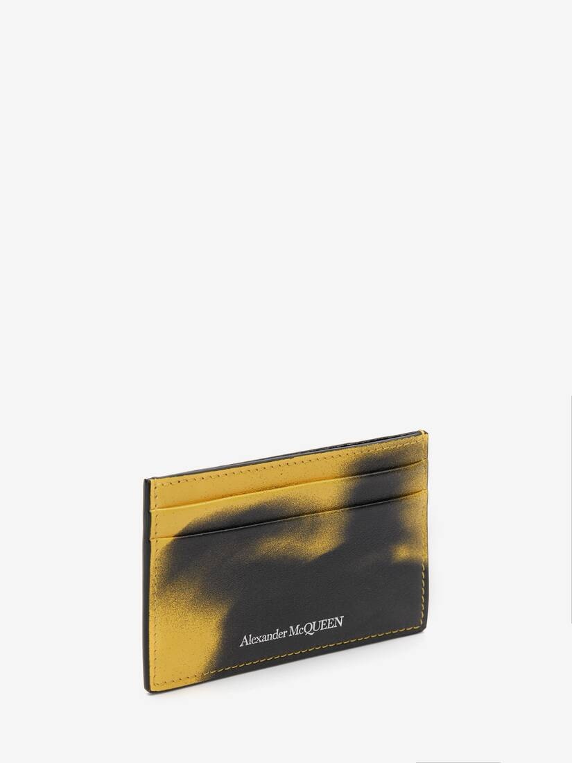 Men's Silhouette Card Holder in Pop Yellow/black - 2