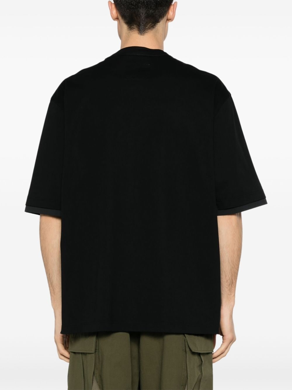 panelled-design T-shirt - 4