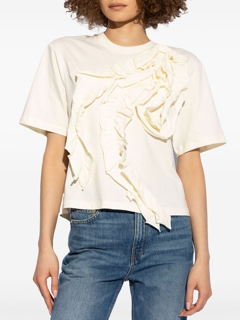 Aris ruffle-detail T-shirt 3