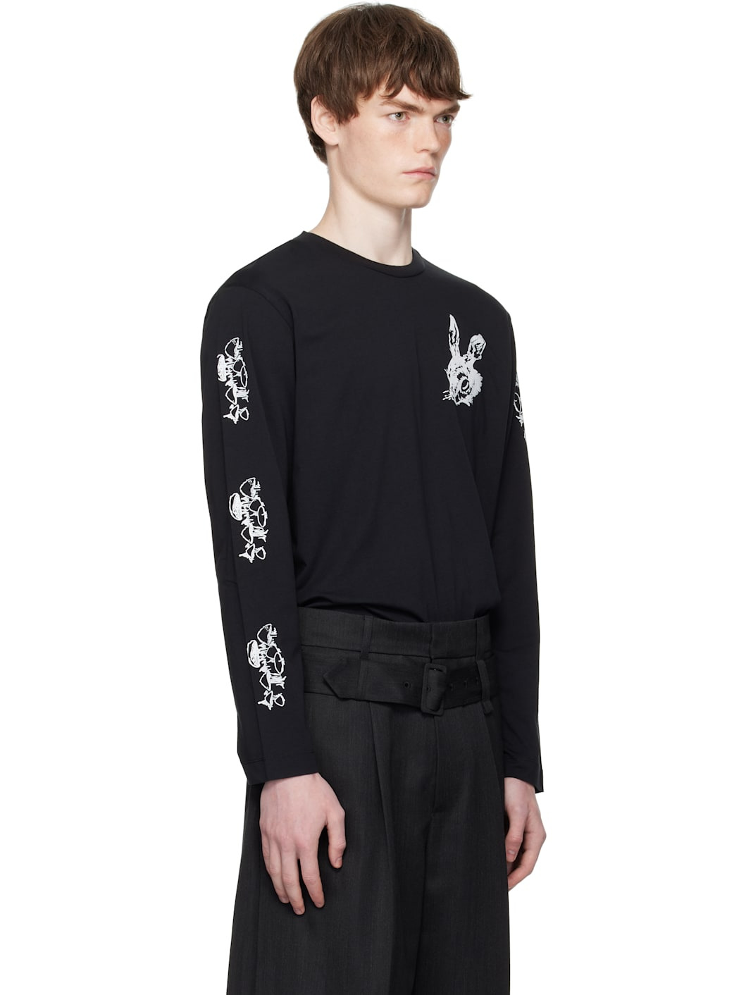 Black Tortoise & Hare Long Sleeve T-shirt - 2