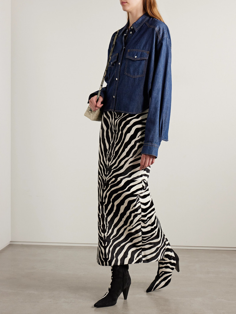 KHAITE Grenon Denim Shirt outlook