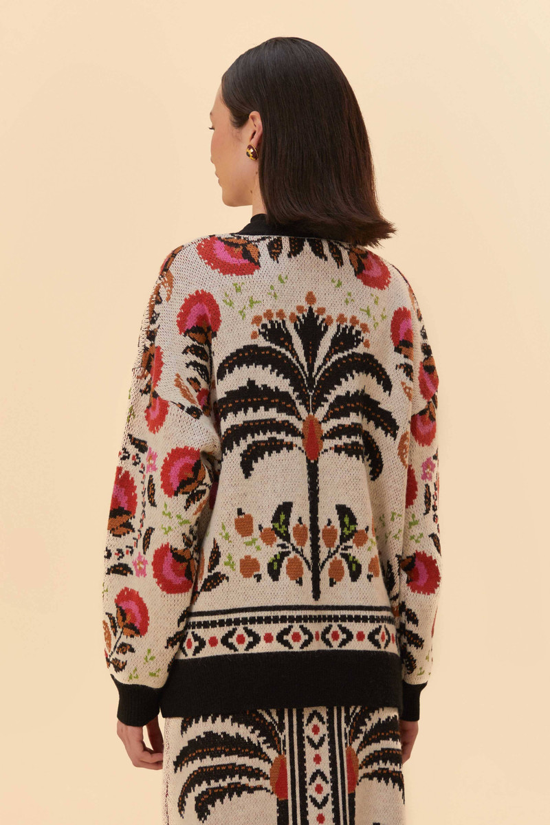 Sand Palms Paradise Knit Cardigan 4