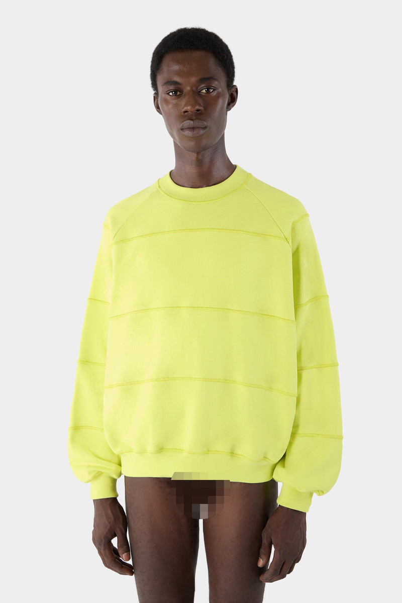 SUNNEI PANEL SWEATSHIRT / limeade outlook