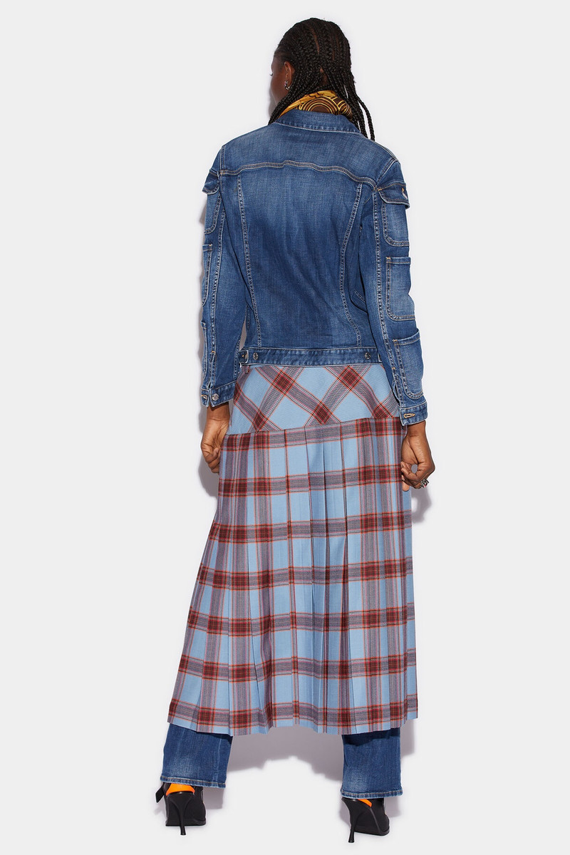 DSQUARED2 TARTAN PLEATED SKIRT outlook