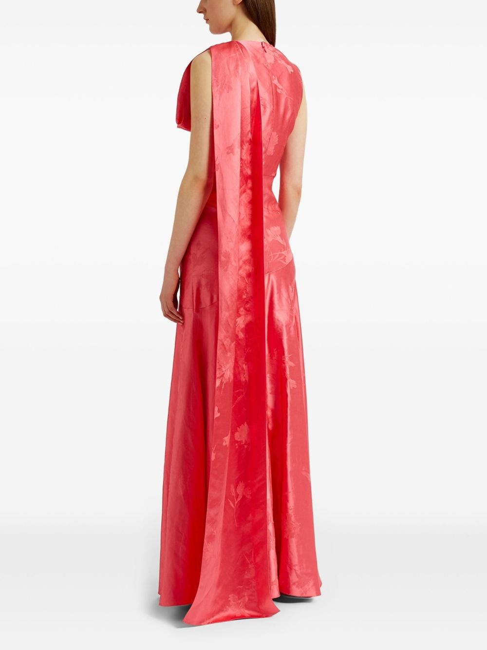 asymmetric draped dress - 4