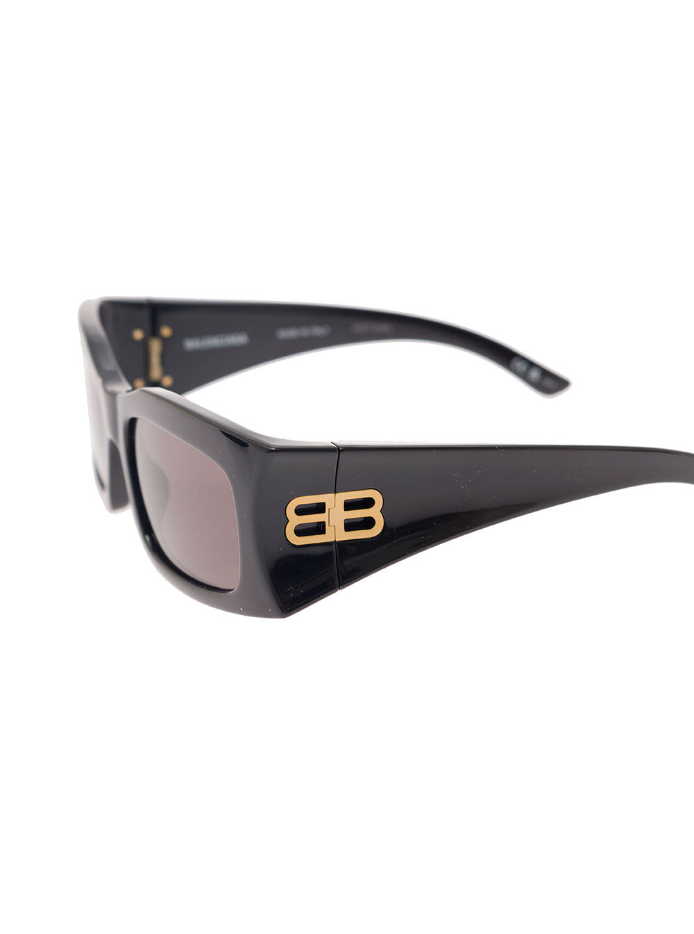 Balenciaga Women Black Sunglasses With Maxi Frame And Gold-Tone Hardware In Acetate Woman - 3
