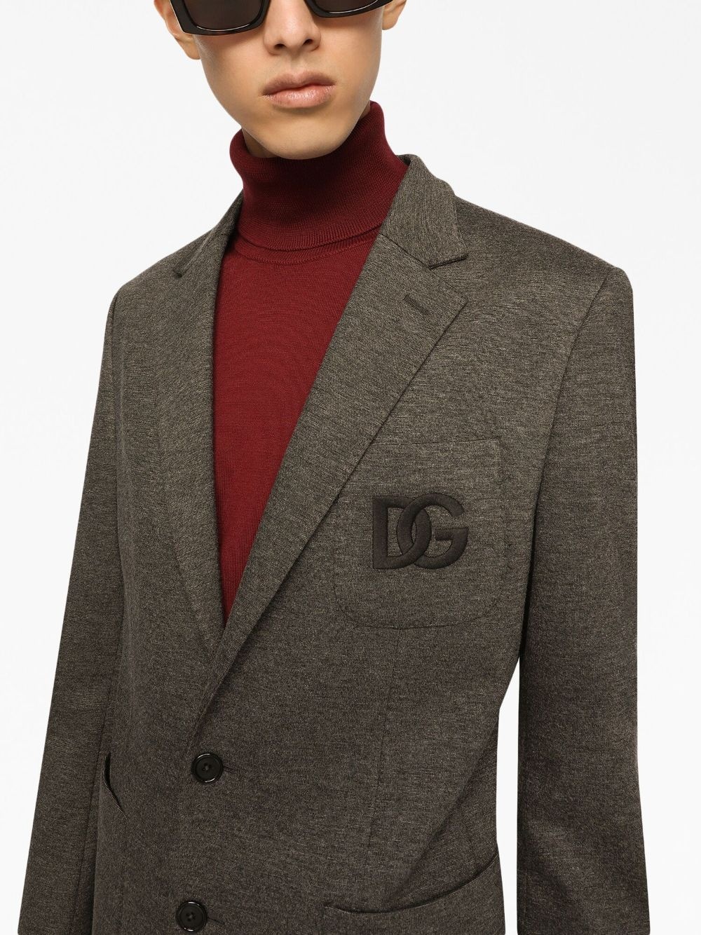 DG Essentials roll-neck wool jumper - 6