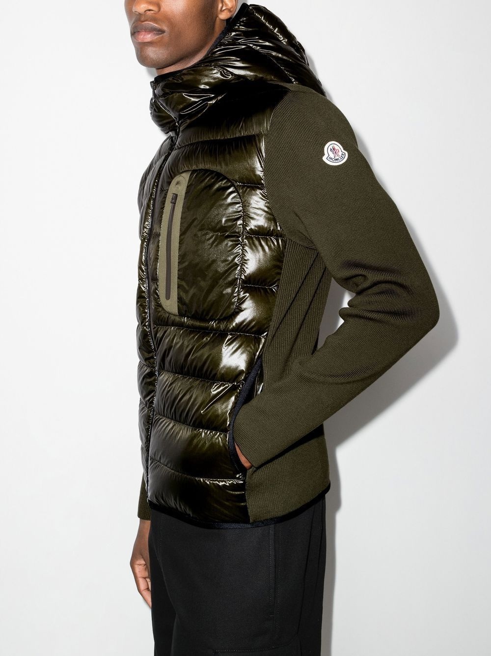 panelled padded jacket - 2