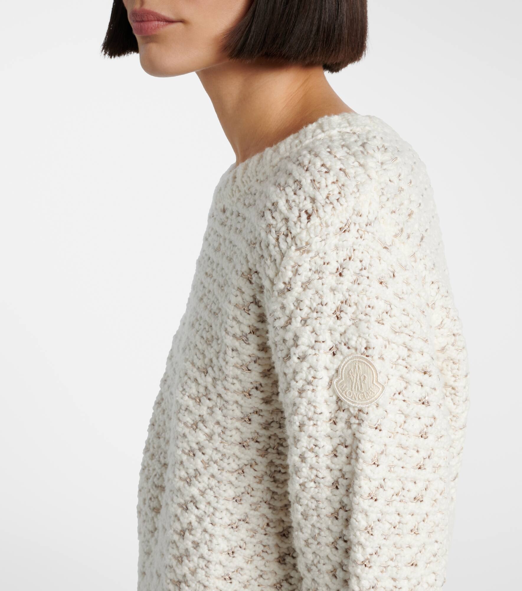 Cotton-blend sweater - 5