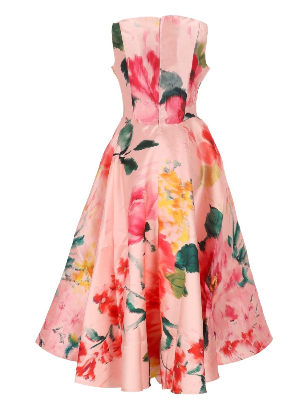 floral-print sleeveless dress - 2