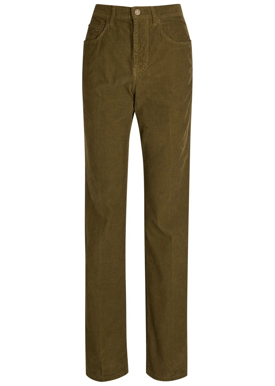 Saint Laurent Clyde Bootcut Corduroy Trousers - 1